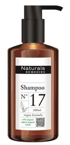 Naturals Remedies Pump Dispenser Shampoo, 300ml