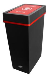 SABCO DELUXE RECYCLING STATION LANDFILL RED