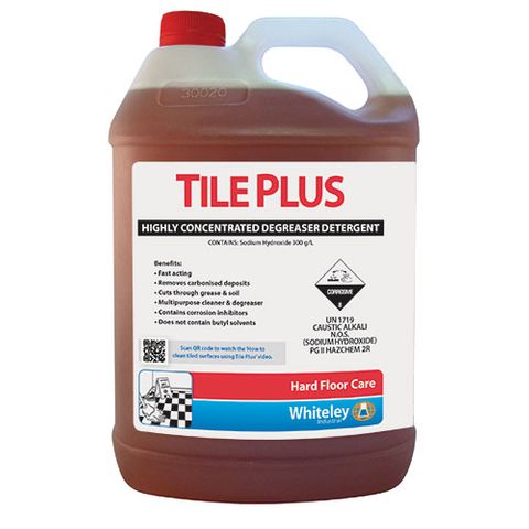 Whiteley Tile Plus H/Duty Cleaner Degreaser 5lt