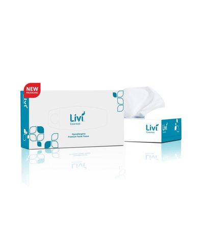 Livi Essentials Facial Tissues 2ply 100s 48/PKTS