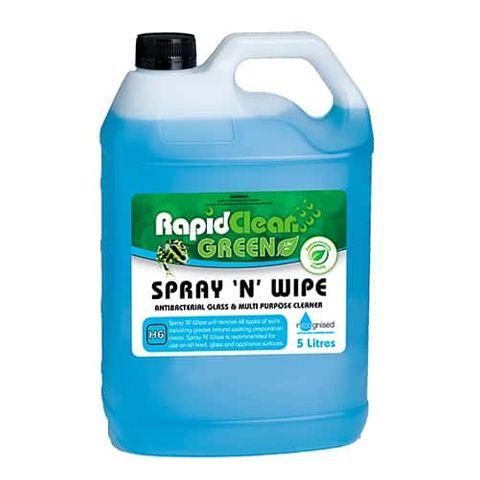 SpraynWipe Anti-bacterial Cleanr 5lt - RapidCln H6