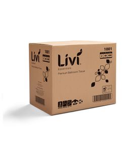 Livi Essentials Toilet Roll 2ply 400sheet 48/ctn