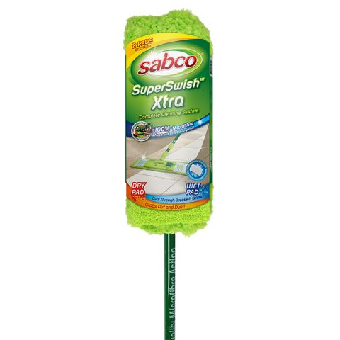 Sabco Super Swish Xtra Microfiber Flat Mop once sold out NLA