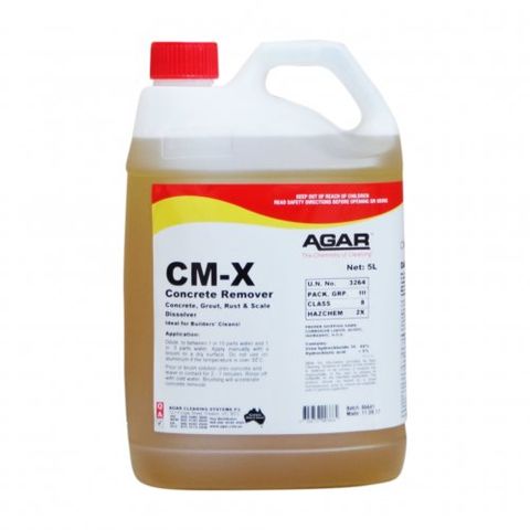 Agar CM-X Concrete Remover 5ltr (DG)