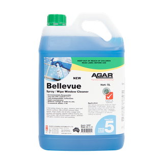 Agar Bellevue Water Based Window Cleaner 5lt