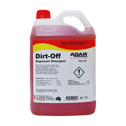 Agar Dirt Off H/Duty Cleaner Degreaser 5lt