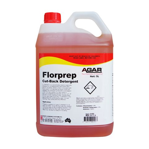 Agar Florprep Cut Back Detergent 5ltr