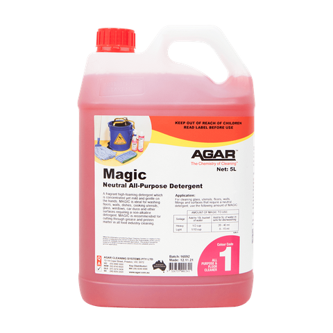 Agar Magic Concentraetd High Foam Neutral Det 5lt