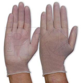 Vinyl Glove - Clear Large Powdered 100/pkt