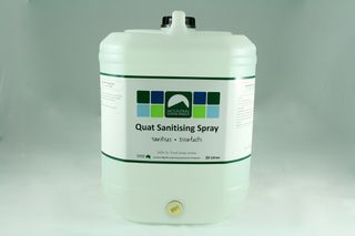 Quat Sanitizer SPRAY Food Prep Areas 20lt AQIS