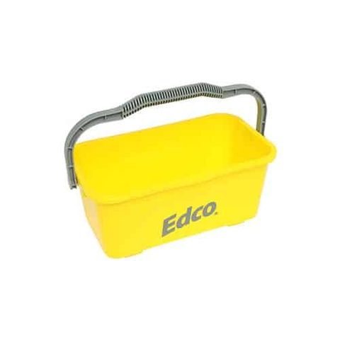 Edco 46cm Rectangular Bucket 11ltr Yellow