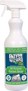 Enzyme Wizard A/Purpose Surface Spray 1lt EMPTY