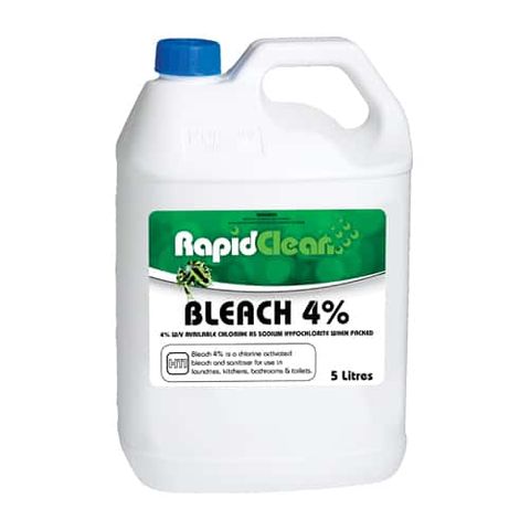 Bleach 4% x 5ltr - RapidClean H11