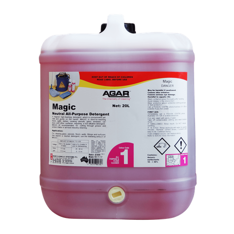 Agar Magic Concentraetd High Foam Neutral Det 20lt