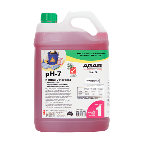 Agar PH7 Neutral Detergent Citrus Scent 5lt