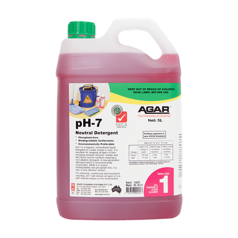 Agar PH7 Neutral Detergent 5lt