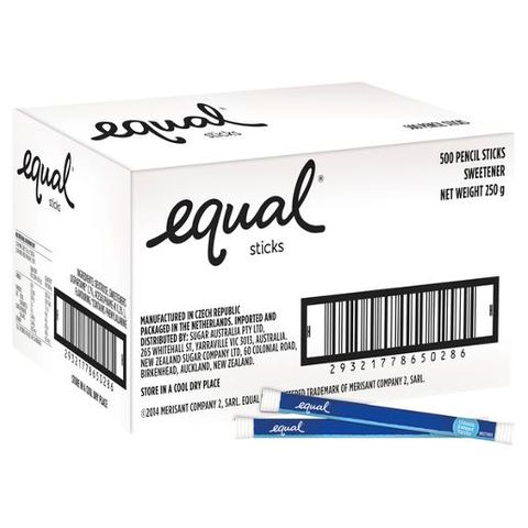 Equal Sweetener Sticks 500/ctn