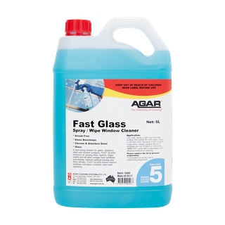 Agar Fast Glass Spray & Wipe Window Cleaner 5lt