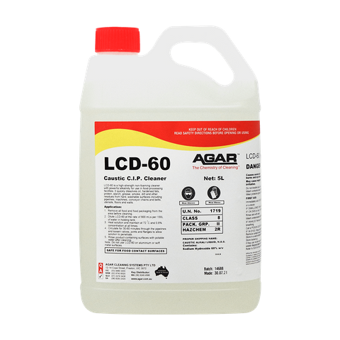 Agar LCD-60 Caustic  Detergent 5ltr