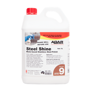 Agar Steel Shine Cleans  polishes and protect 5ltr
