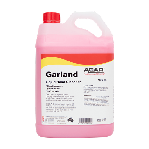 Agar Garland Liquid Hand Soap 5ltr