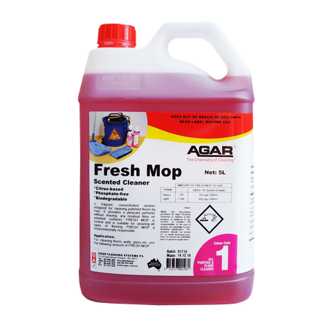 Agar Fresh Mop Lemon Neutral Cleaner 5lt