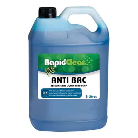 Anti-Bac Liquid Hand Soap Blue - 5lt - RapidClean
