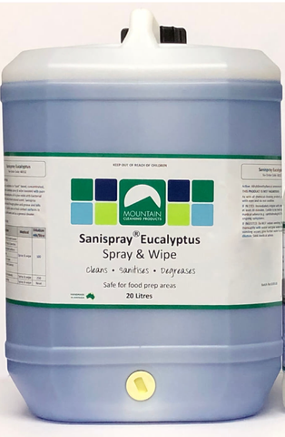 SaniSpray Eucalyptus Spray & Wipe 5lt