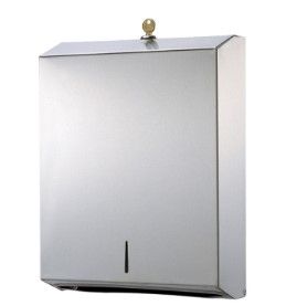 Slimline Towel Dispenser w Key - Stainless PureG