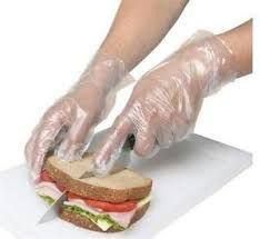 Sandwich Glove - Polyethylene 100/pkt Large