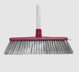 Classic + Ultimate Indoor Broom Red c/w Handle