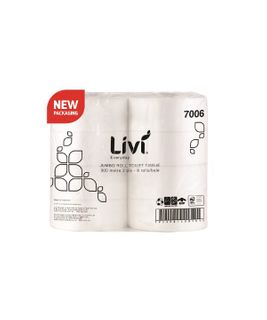 Livi Jumbo T/Roll 2ply 300m 8/ctn