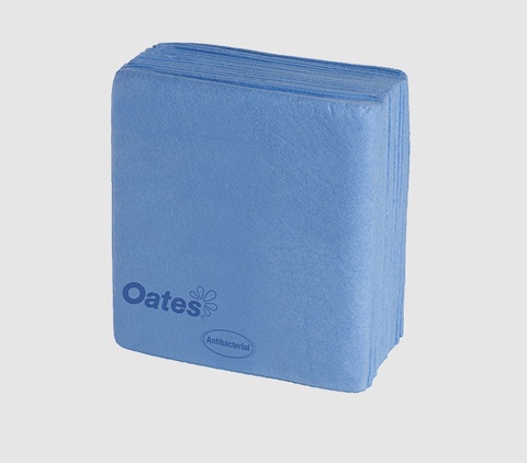 Oates Industrial H/Duty Wipes Blue 38x40cm 20/pkt