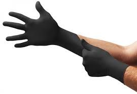 Nitrile Glove Black P/Free Small 100/pkt