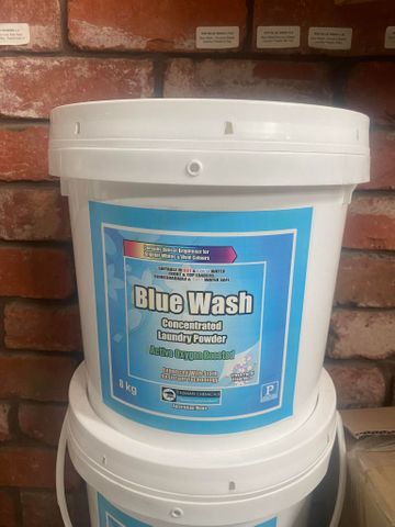 Blue Wash Enzyme Based Laundry Powder 8kt Tub