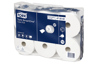 Tork SmartOne Toilet Roll 2ply Advanced 1150sheet 6/pck T8