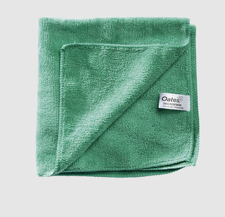 Oates Microfibre H/Duty Cloth 40x40cm Green