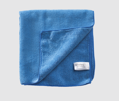 Oates Microfibre H/Duty Cloth 40x40cm Blue