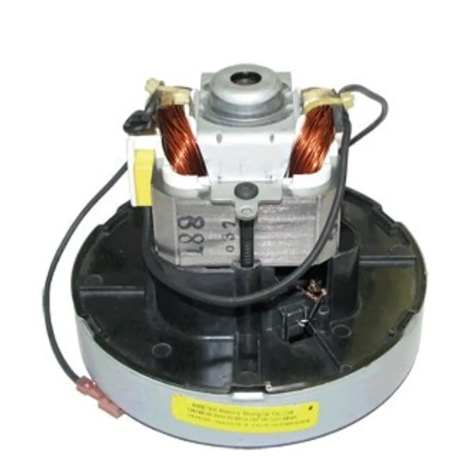 Motor 1300w Single Stage Flo Thru Hako XP