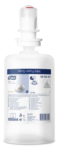 Tork Mild Foam Soap S4 1lt Pod 6/ctn