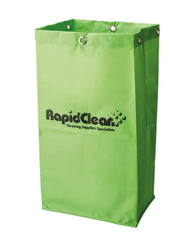 Rapid Janitors Cart Replacment Bag Green