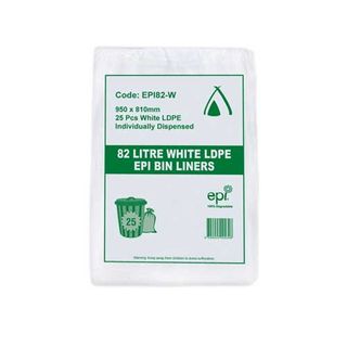 EPI Degradable Bin LinerWhite 82ltr 500/ctn