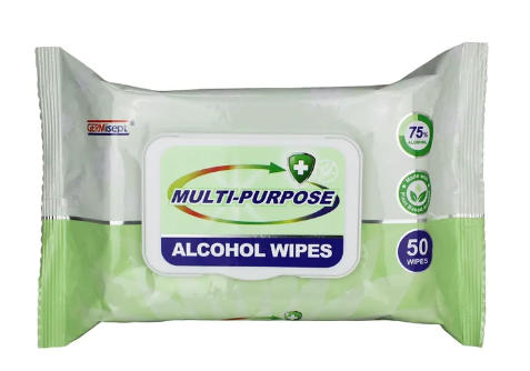 Surface Wipes 75% Alcohol 50/pkt