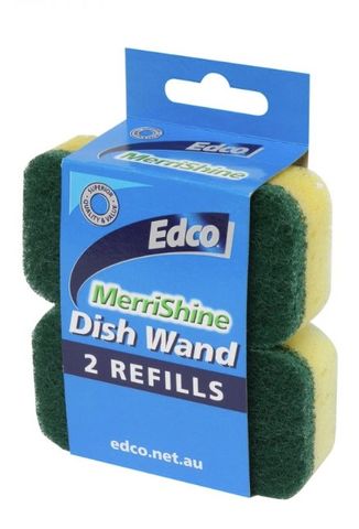Edco Merrishine Dish Wand Refills &ndash; 2PK