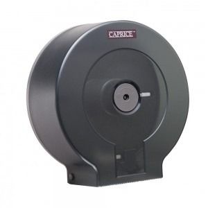 Caprice Single Jumbo Toilet Roll Dispenser Smoke Gray