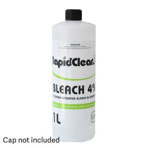 RAP Bleach 4% Bottle 1ltr (Empty)