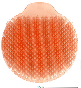 Slant 6 Urinal Screen Mango (orange)