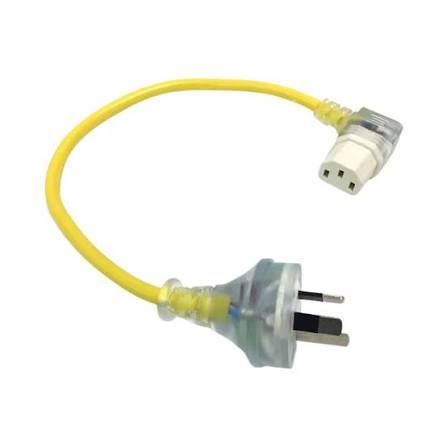 Short IEC Lead - Yellow