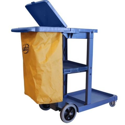 SABCO PRO Professional Janitor Cart with lid
