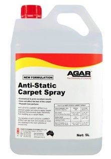AGAR ANTI-STATIC CARPET SPRAY 5L